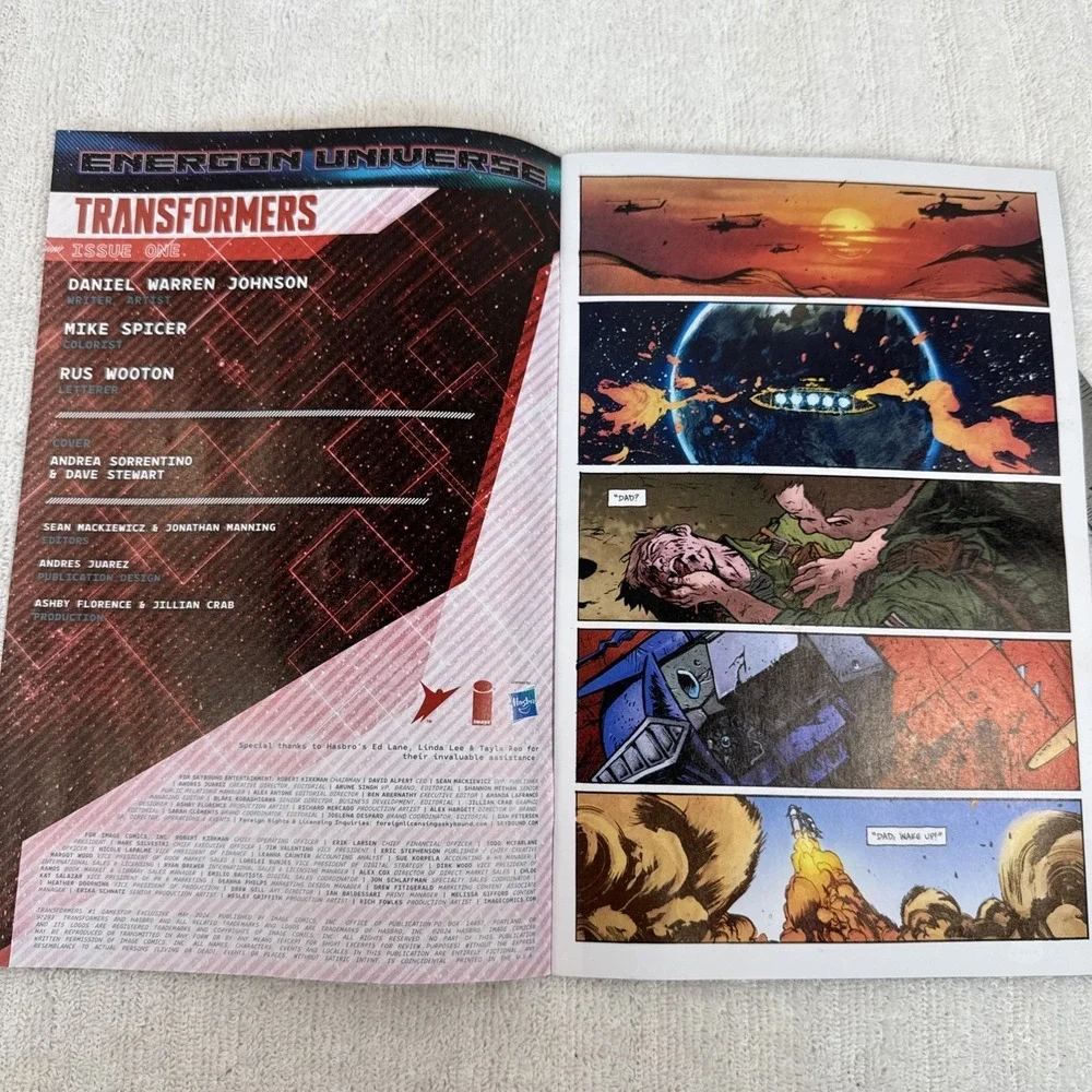 Transformers 1 GameStop Exclusive Image Comics 2023 Daniel Warren Johnson Comic
